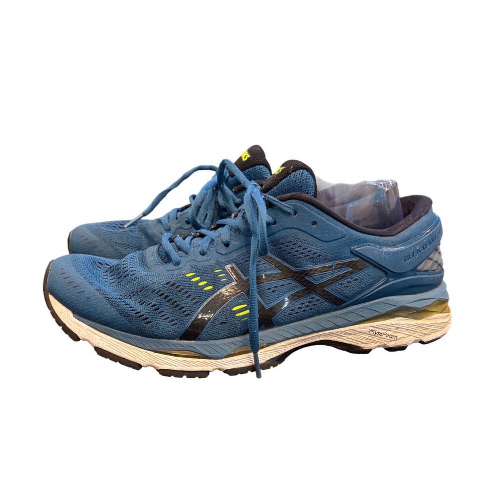 ASICS Gel-Kayano 24 T749N Men's 9.5 Blue Black‎ Running Shoes Sneakers GUC